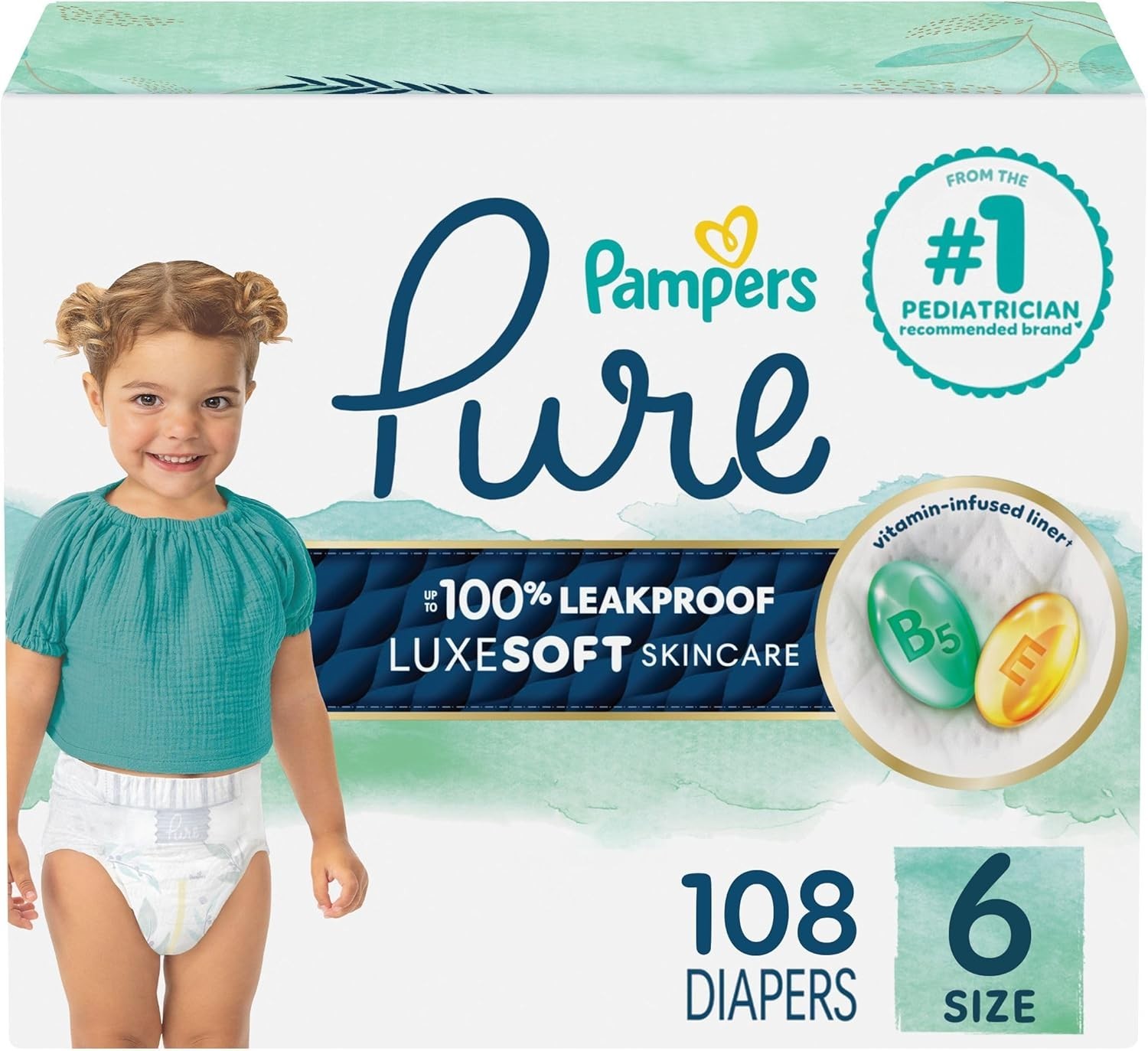 S Up To 100% Leakproof, Premium Hypoallergenic, Size 0-7
