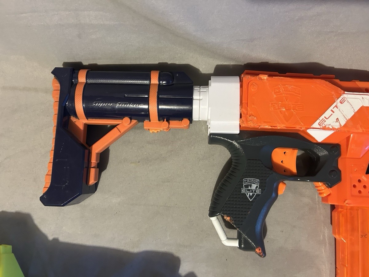 NERF N-Strike Elite Orange Stryfe and Firefly Rayven CS-18 Green W