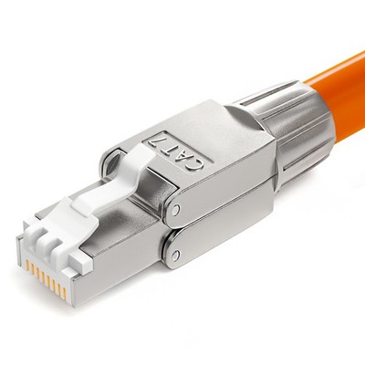 Netzwerkstecker CAT 7 Werkzeuglos RJ45 Netzwerk Stecker Verlegekabel AWG23 LAN