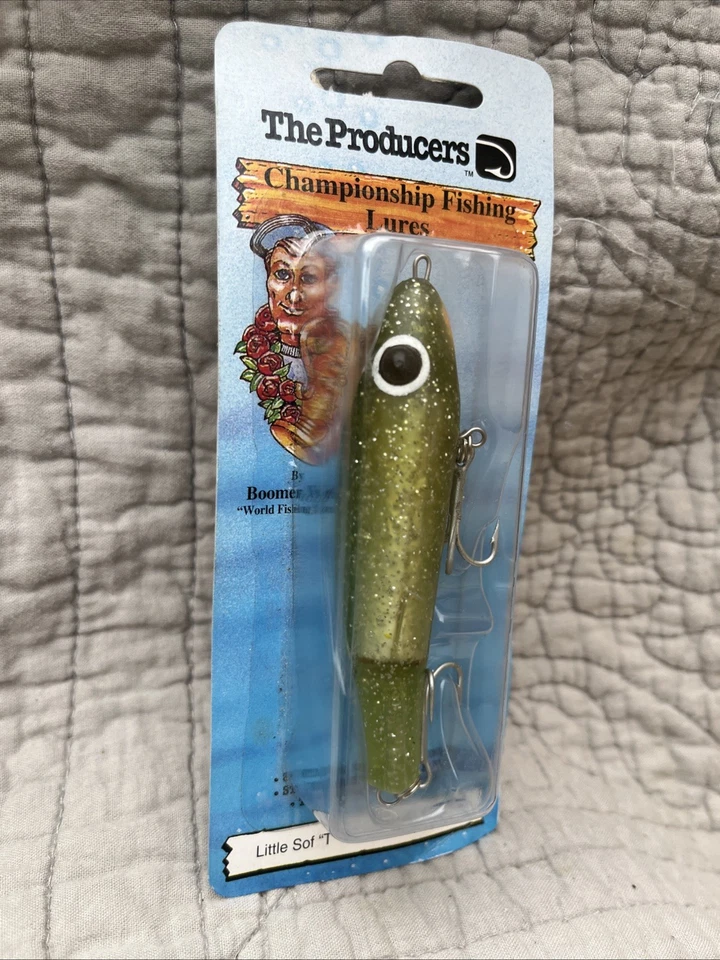 Lote De Colección De 2 Señuelos De Cebo THE PRODUCERS Little Sof T 3/4 OZ 3.5" Tipo S 10040 Foto 4 de 4