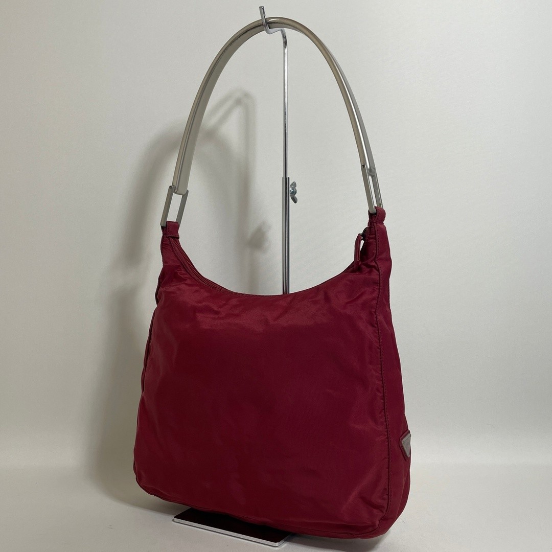 Prada One Shoulder Bag Nylon Red