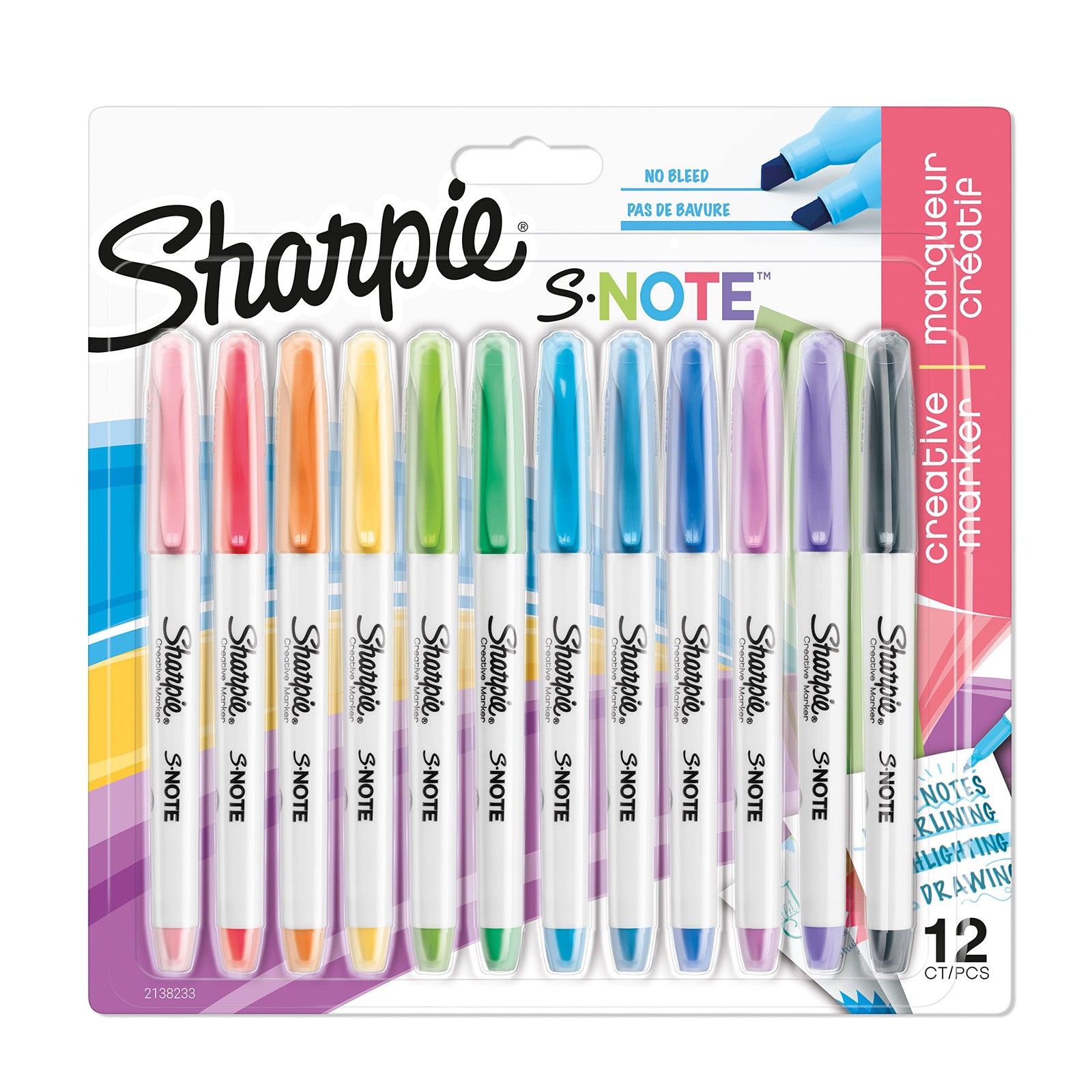 Маркерные ручки Sharpie S-Note, частично являющиеся художественным маркером, частично маркером для рисования,