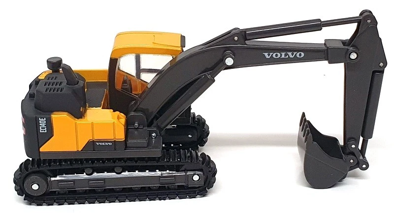 NewRay 1/50 Scale 32113 - Volvo EC140E Backhoe Excavator - Yellow - Image 3 of 4
