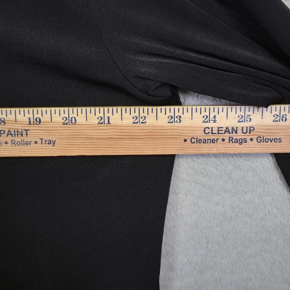 Antigo Western Connection II Top Feminino 2X Gola de Pele Preta Declaração Formal Noite - Imagem 4 de 4