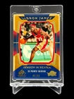 2004/05 SP GAME USED LEBRON JAMES /50 GOLD SSP VARIATION SEASON REVIEW 2ND YR RC