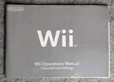 Nintendo Wii Operations Manual   Channels  Settings OEM 2006