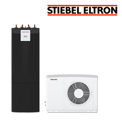Stiebel Eltron WPL 09 ACS classic compact plus Set 1.1 Wärmepumpe, HSBC 180 Plus
