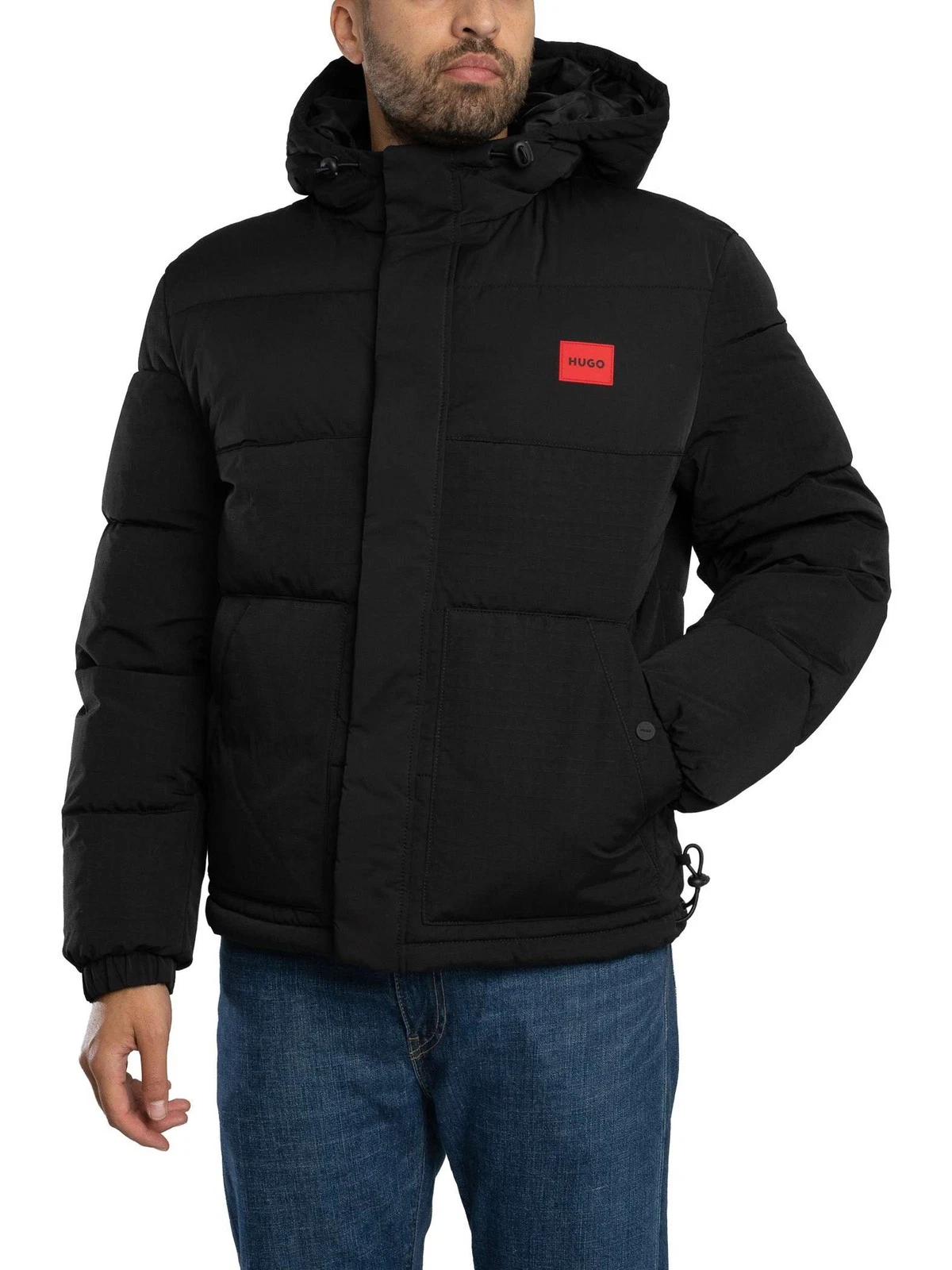 HUGO Men's Baro2541 Puffer Jacket, Black
Opens in a new window or tab