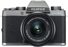 Fujifilm X-T100 Mirrorless Camera Lens Kit Dark Silver