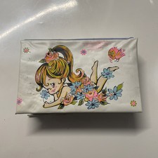 Vintage 70s Little Anne Jewelry Box - Accessory Case LIU Hong Kong RARE