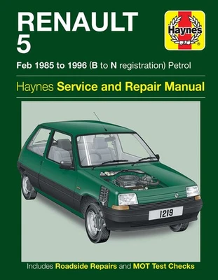 Manuale riparazione Renault 5 Benzina (febbraio 1985-1996) Haynes