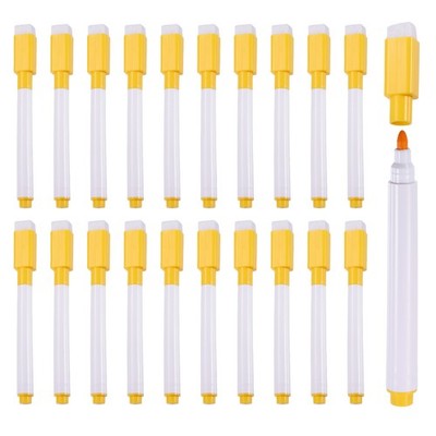 50 Pack Dry Erase Markers Pens,  Fine Tip Whiteboard Marker with Cap, Yellow