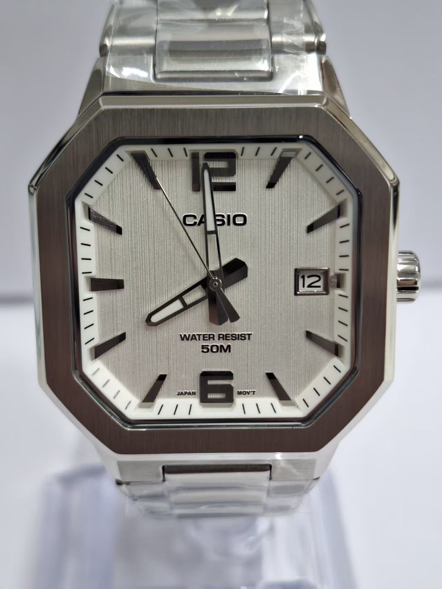 CASIO MTP‑B195 Series MTP-B195D-7A White Dial Analog 38 mm Men's