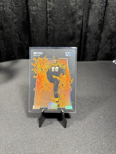2026 Bo Jackson Battle Arena- WATTAGE- TJ Watt- Orange Battlefoil 1st- #BF-141