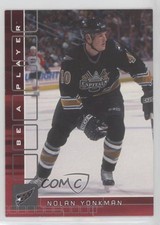 2001-02 ITG Be A Player Memorabilia Ruby 38/200 Nolan Yonkman #401 08ee