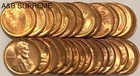 ROLL (32) 1938 LINCOLN WHEAT CENT PENNY “BLAZING RED GEMS” BU UNCIRCULATED ESTA.