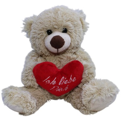Heunec Teddybär mit Herz ''Ich liebe Dich'' Kuscheltier 25cm Gebraucht