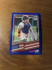 2026 Panini USA Stars & Stripes Nateo Victorio Blue Prizm /299 #33