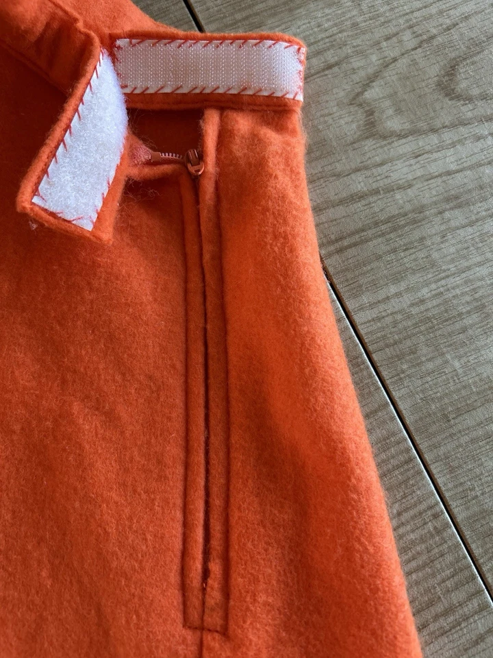 VINTAGE HANDMADE POODLE SKIRT WITH BLUE SEQUINS- SIZE: MEDIUM - Image 4 of 4