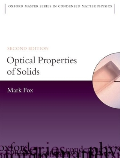 Mark Fox Optical Properties of Solids (Tascabile)