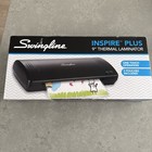 Swingline Inspire Plus 9" Thermal Laminator, One Touch Operation, 1701822, Black