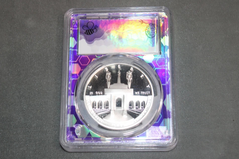 1984-S Olympic Silver Dollar Commemorative $1 - PCGS PROOF 69 DCAM - Image 2 of 2