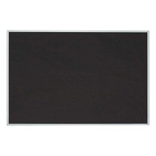 UNITED VISUAL PRODUCTS Bulletin Board, Fabric, 24H x 36W In 6MVH0