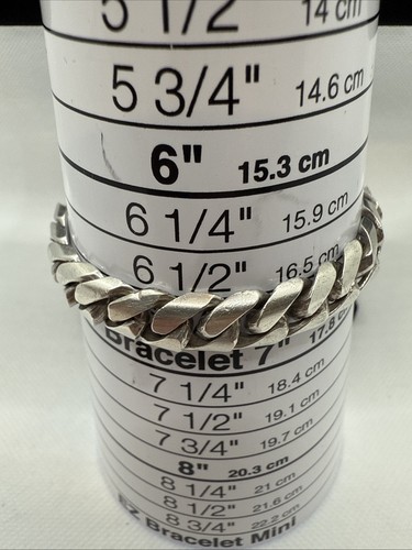 40G 925 Sterling Silver Bracelets 6.75 Inch / 17.2 cm - Picture 3 of 4
