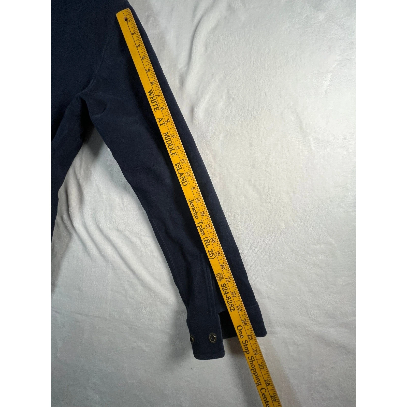Obey Worldwide Mens M Navy Blue Zip Up Field Jacket Utility Coat Heavy Felt - product detail image 13