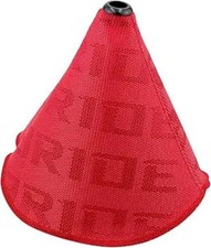 Universal Shift Boot Cover for Manual or Automatic Cars, Red Fabric Color: Red
