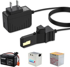 12V Battery Charger for Power Wheels Charger for Power Wheel Gray, Orange Top B 