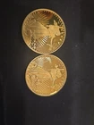 2 Copy 1933 Liberty Standing Walking 20 Dollar Coin United States Gold