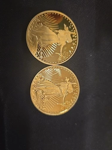 2 Copy 1933 Liberty Standing Walking 20 Dollar Coin United States Gold