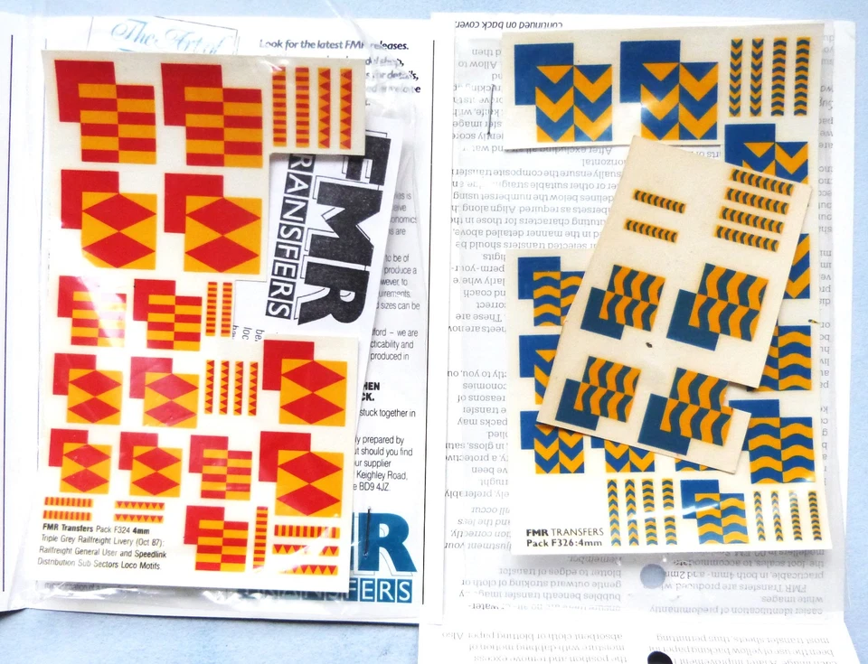 Tr8 Multiple Fox Modern Image Transfers: Railfreight/ Speedlink/ Intercity +SMS? - Image 4 of 4