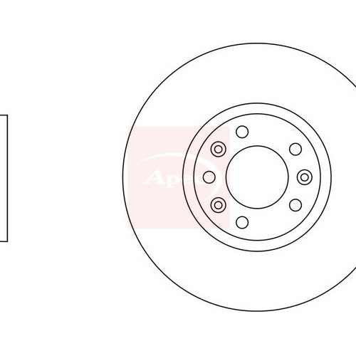 APEC Brake Disc DSK2863