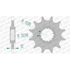 Stahl Ritzel für Gas Gas EC 300 2001 VTREC3000B 520er 13 Zähne