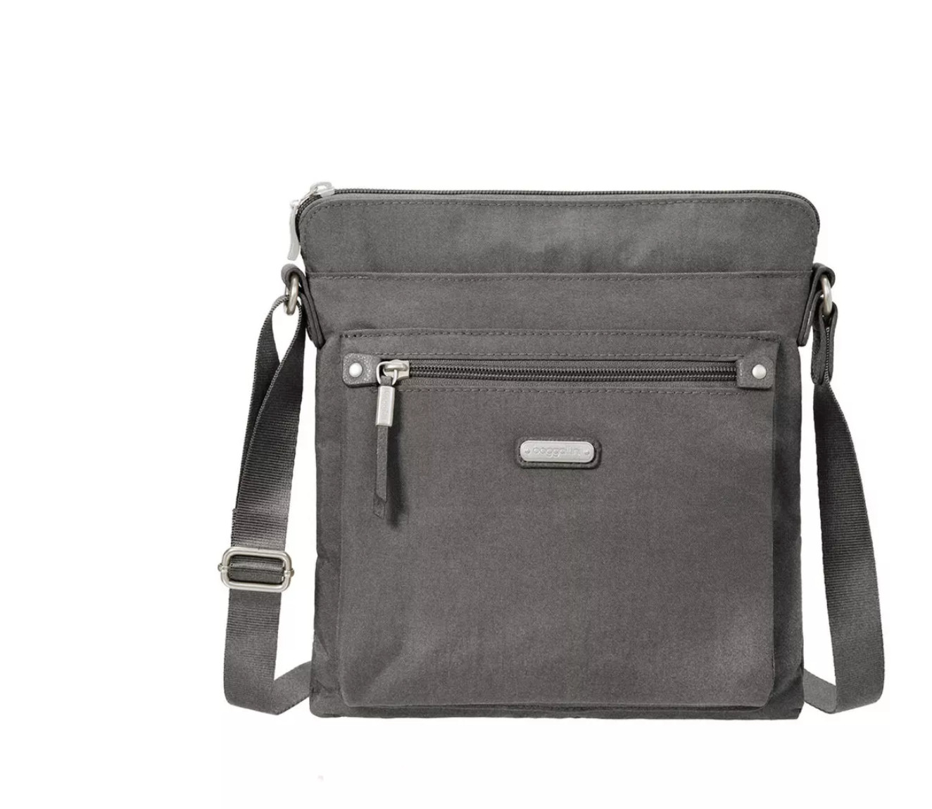 baggallini  Go Bagg Crossbody Bag sterling shimmer