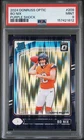 2024 PANINI DONRUSS OPTIC PURPLE SHOCK #209 BO NIX ROOKIE RC PSA 9