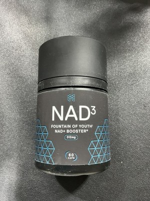 NAD3 Fountain of Youth High Performance Nutrition NAD+ Booster 60 Caps EX 12/26