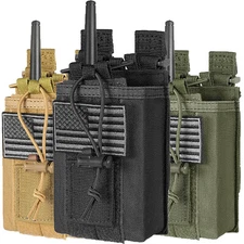 Tactical Radio Holder Holster Molle Radio Pouch Universal Walkie Talkie Holster