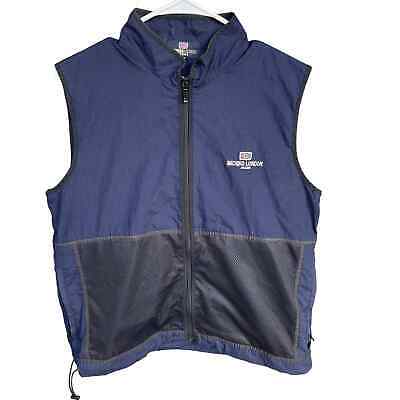 Michiko London Jeans Vest Mens Medium Blue Full Zip Michiko London Jeans Vest Mens Medium Blue Full Zip