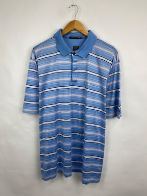 🇺🇸 Vintage 90s Nike Tiger Woods Golf Polo T-Shirt Rare Retro