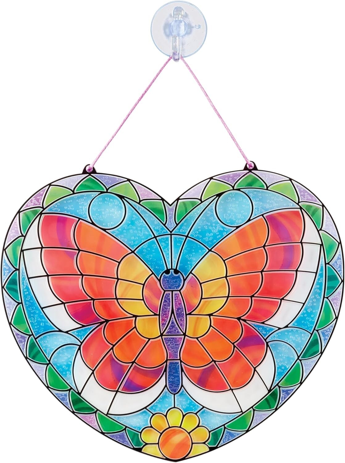 Melissa & Doug Stained Glass Made Easy Activity Kit: Butterfly - 140+ Stickers