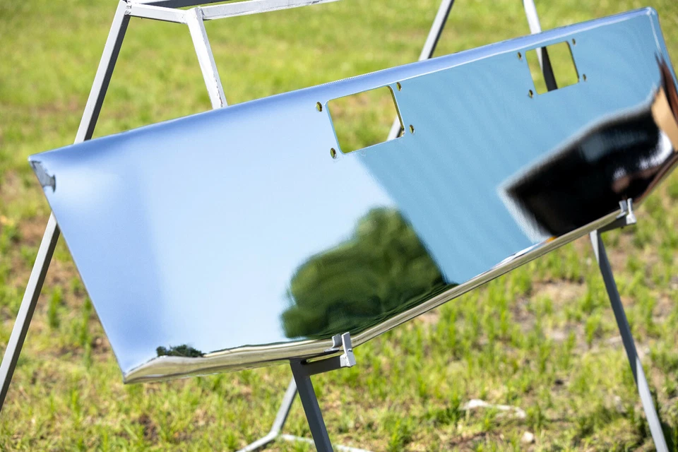 Parachoques cromado Peterbilt 352/359 - acero calibre 7 cónico, placas de respaldo EE. UU. Foto 2 de 4