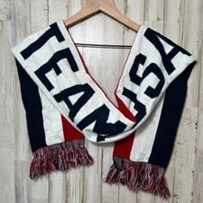 USA Soccer Scarf US Soccer National Team Scarf Red, White, Blue