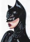 New Listingoriginal painting A4 108Vk artwork acrylic modern Comics Catwoman