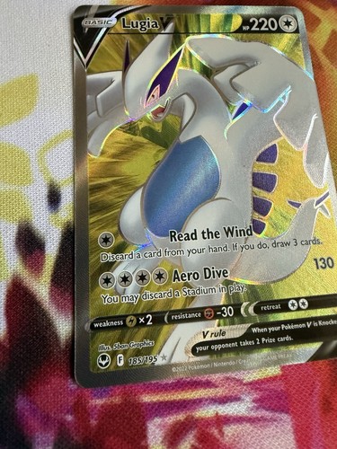 Lugia V (Full Art) 185/195 Swsh12: Sword & Shield - Silver Tempest Holo - 第 3/6 張圖片