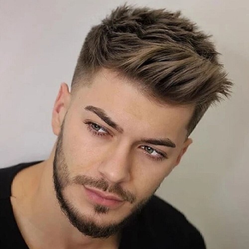 Männer wie Echthaar Kurz Perücke Haarteile Vollhaar Herren Glatt Perücken Toupet - Bild 5 von 8