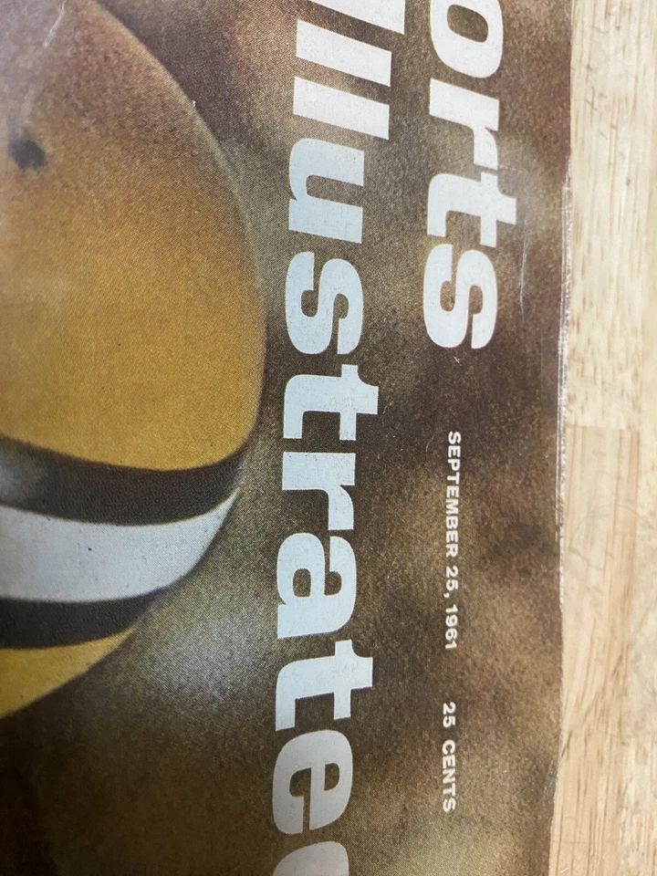 Cubierta firmada autografiada por Bart Starr Sports Illustrated 25 de septiembre de 1961 Green Bay Foto 3 de 4