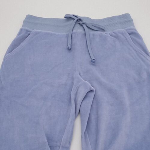 Aerie Hose Damen mittel ECHT besessen Velour hoch tailliert Flare Monaco blau M - Bild 2 von 8